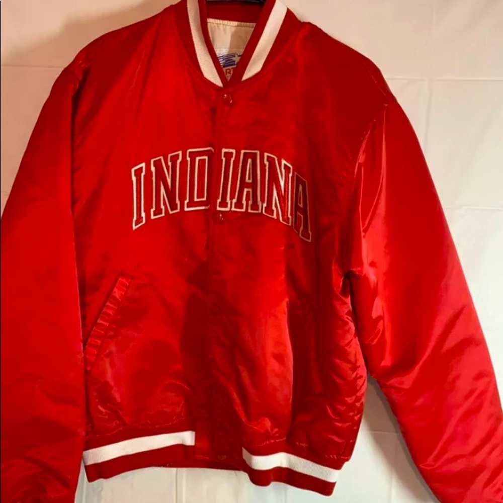 Indiana university starter bomber jacket